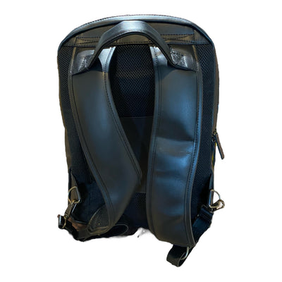 Backpack XL in Black Leather - limited edition Harley Davidson Logo - final sale nos exchange