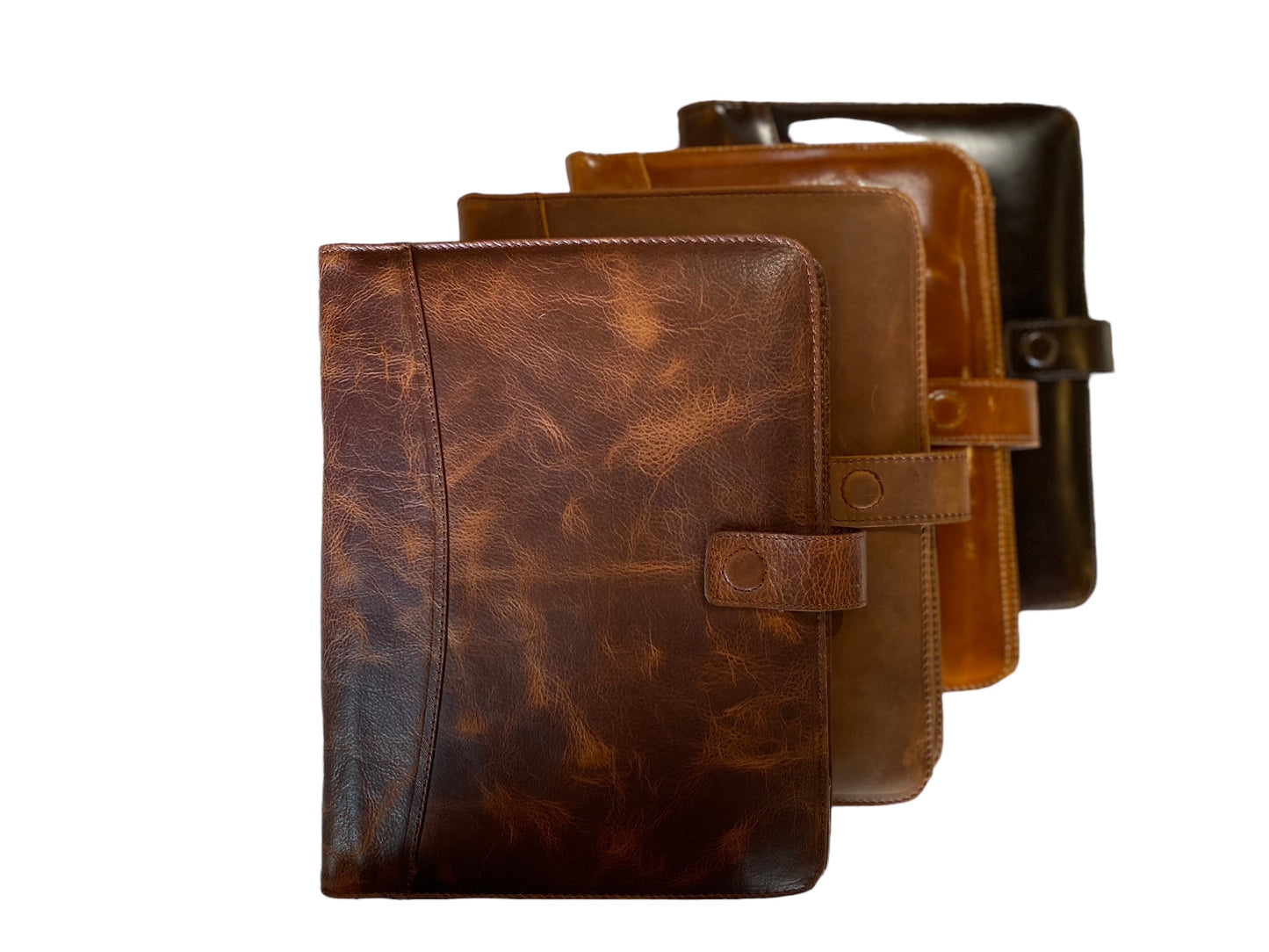 Genuine Leather Portfolio Padfolio with magnet 10x13 inches - request a quote for corporate gifts and recognitions.