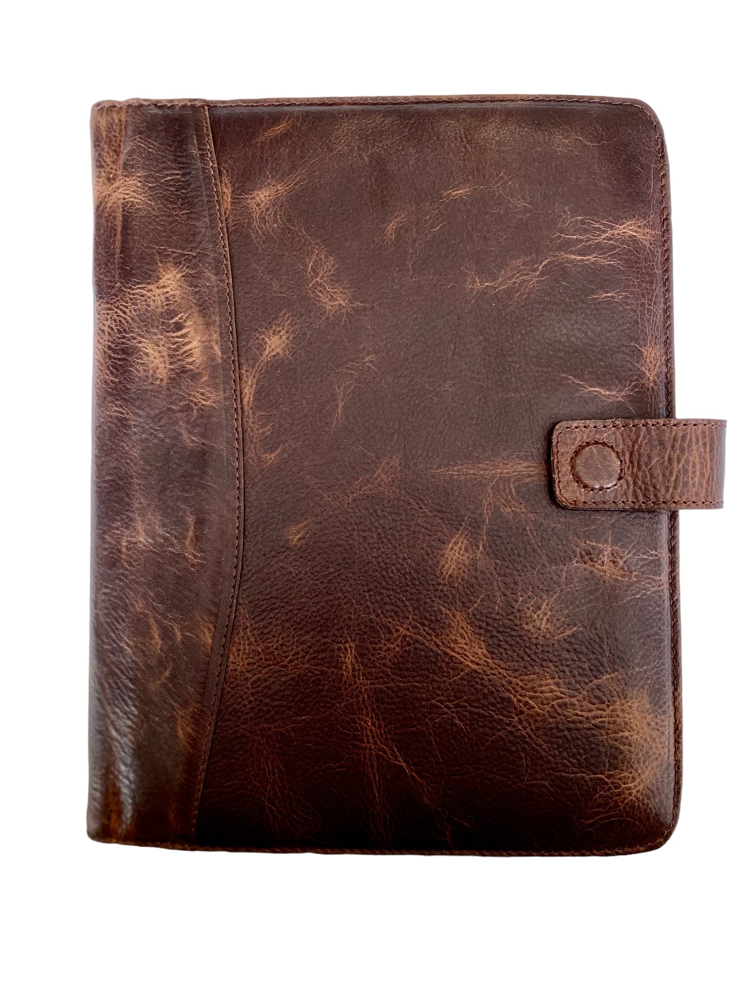 Genuine Leather Portfolio Padfolio with magnet 10x13 inches - request a quote for corporate gifts and recognitions.