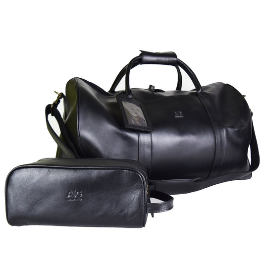 Duffel X-Large in Black Leather