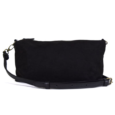 Foldover Tote in Black snke Embossed Leather (not Cncled)