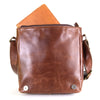 Urban Messenger Bag in Rustic Brown Leather