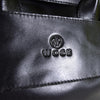 Foldover Tote in Black Leather-Concealed Carry