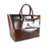 Foldover Tote in Chocolate Leather (not Cncled Carry)