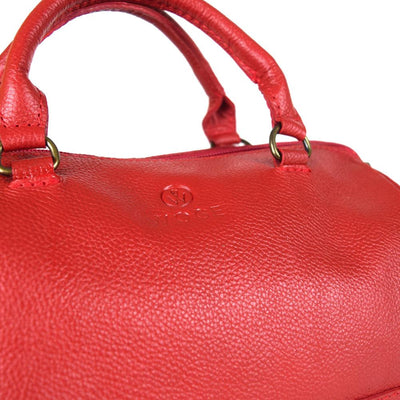 Mini bag in Red Leather- Not Concealed