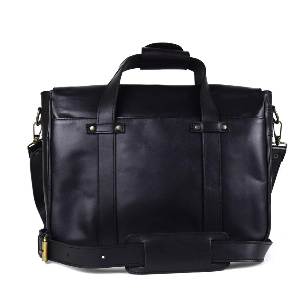 Montana Portfolio Briefcase in Black Leather