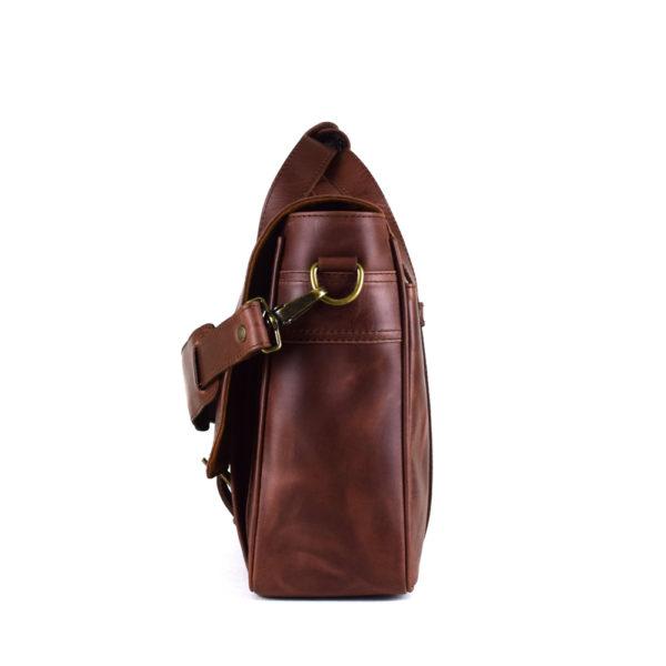 Montana Portfolio Briefcase in Rustic Brown Leather