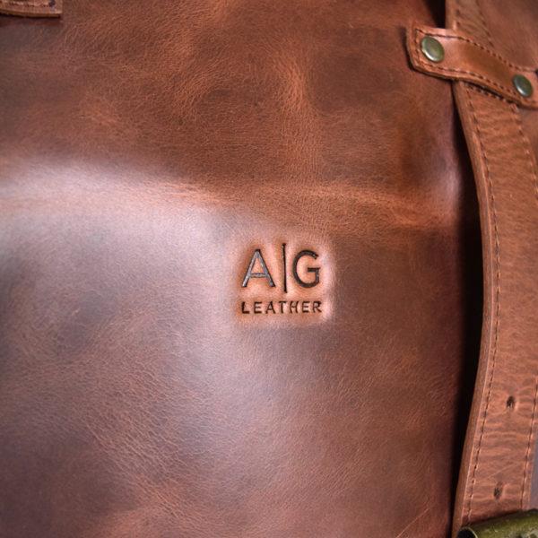 Montana Portfolio Briefcase in Rustic Brown Leather