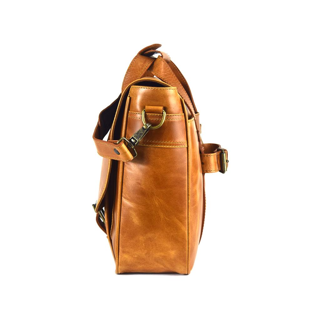 Montana Portfolio XL Briefcase Legal Size in Cognac Leather