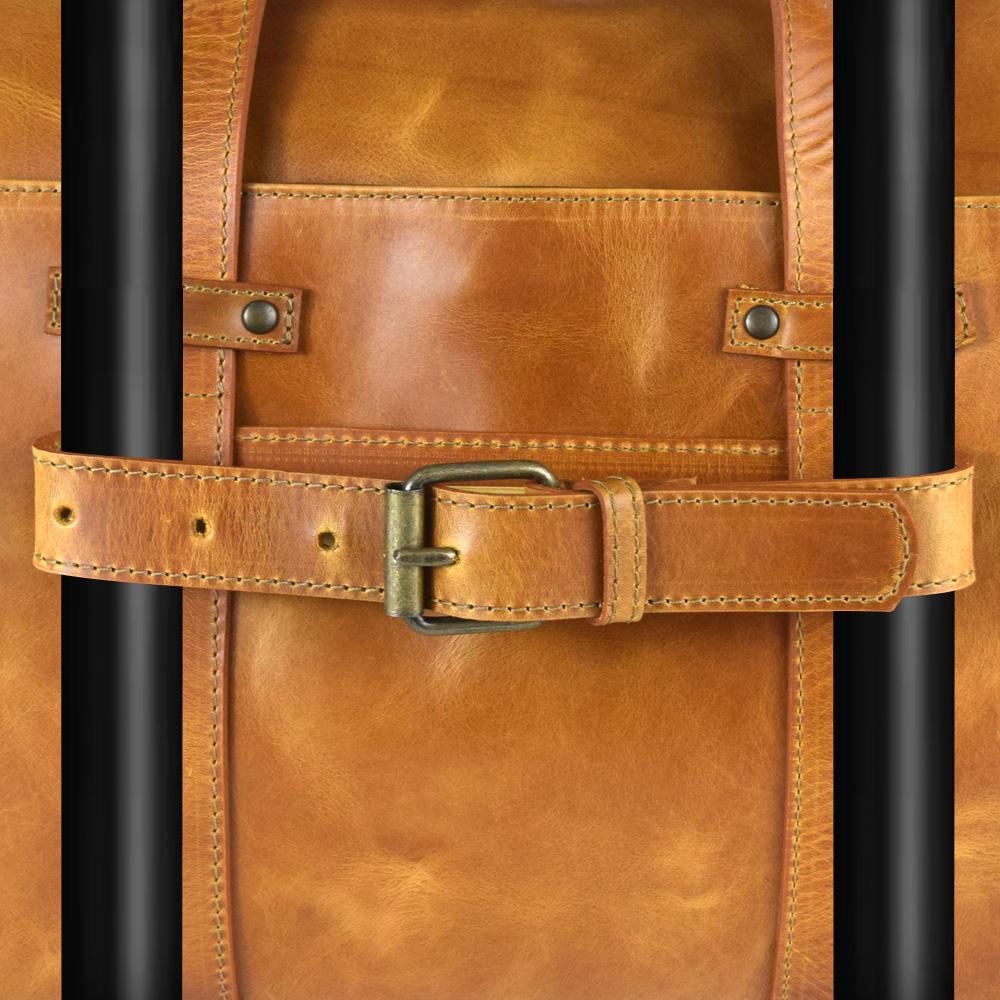 Montana Portfolio XL Briefcase Legal Size in Cognac Leather