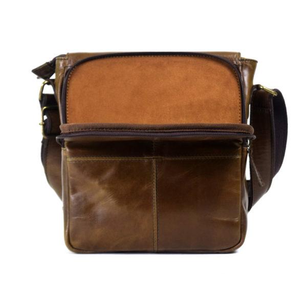 Urban Messenger Bag in Chocolate Leather - Cncled carry