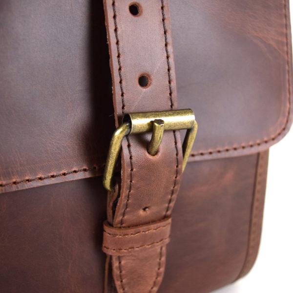 Wyoming Portfolio Briefcase in Rustic Brown Leather