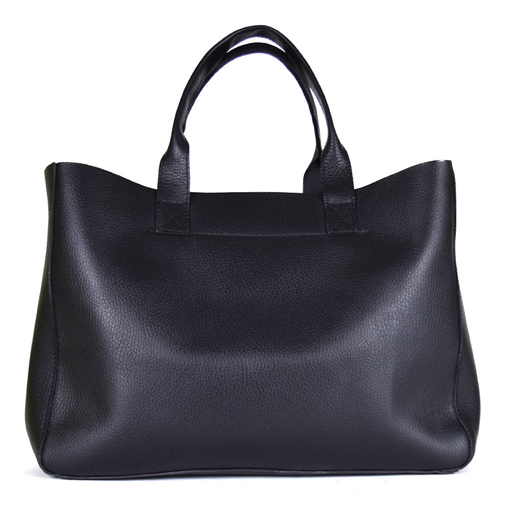 Western Bag in Black Leather - Final Sale: No Returns or Exchanges