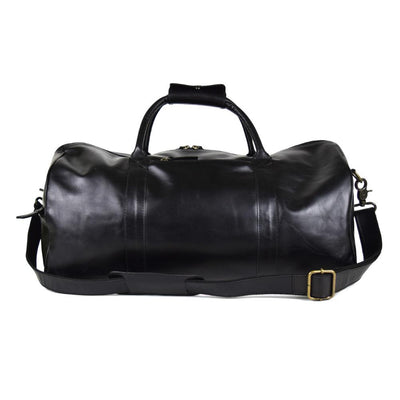 Classic Duffel in Black Leather