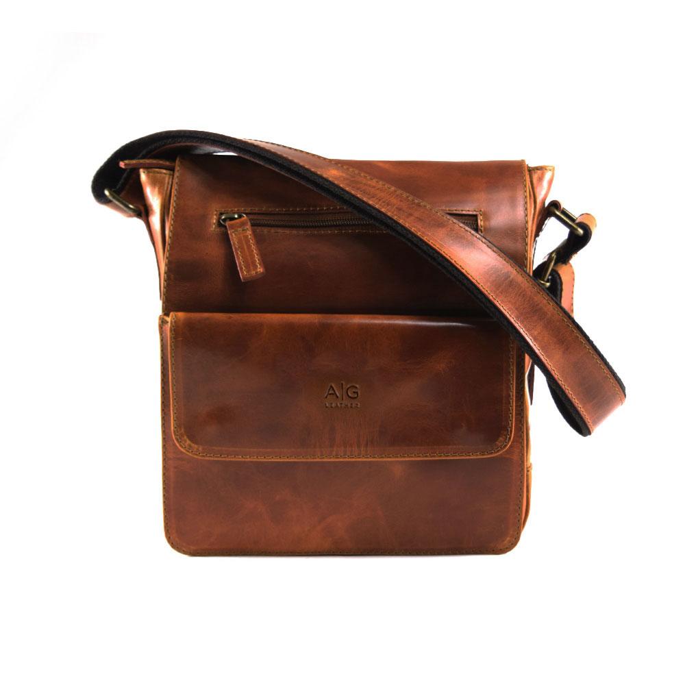 🌺Coach Hudson Messenger F23204 Colorblock Brown and Cognac Leather Laptop  Bag