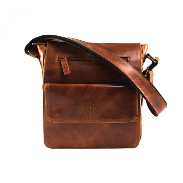 Urban leather messenger on sale bag