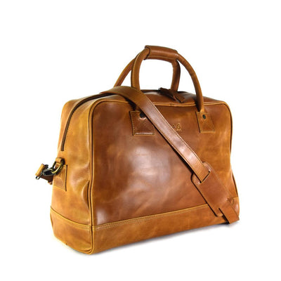 Waldorf Urban Sport Bag in Cognac Leather - Final Sale: No Returns or Exchanges